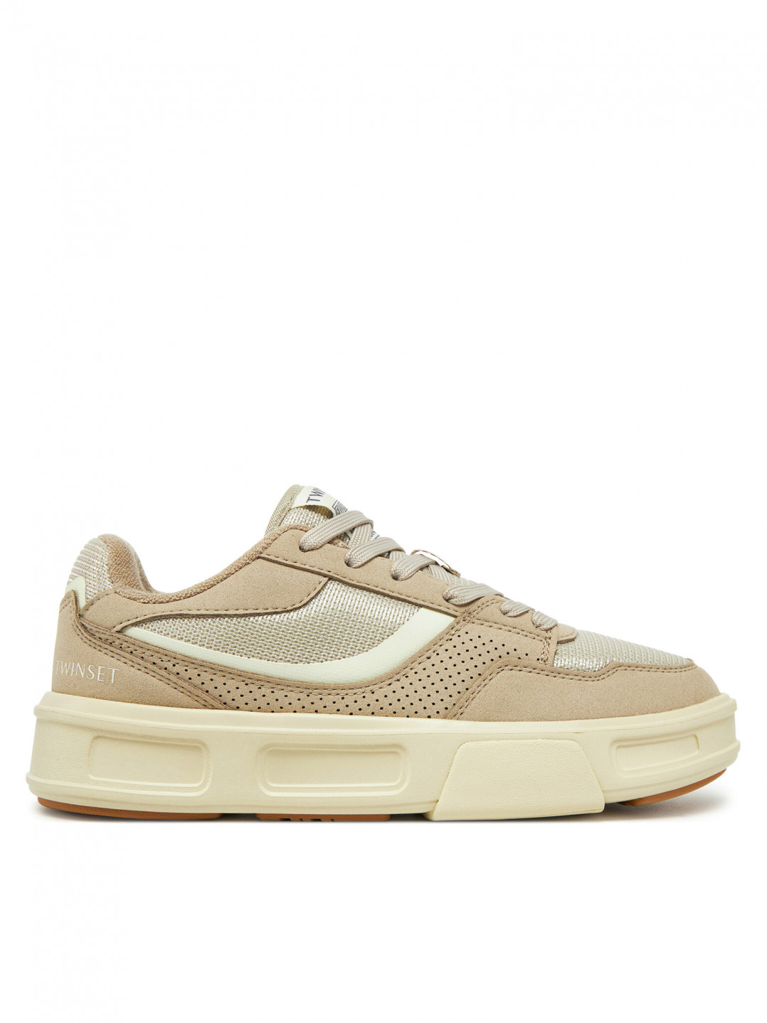 TWINSET Sneakersy 251TCP034 Béžová